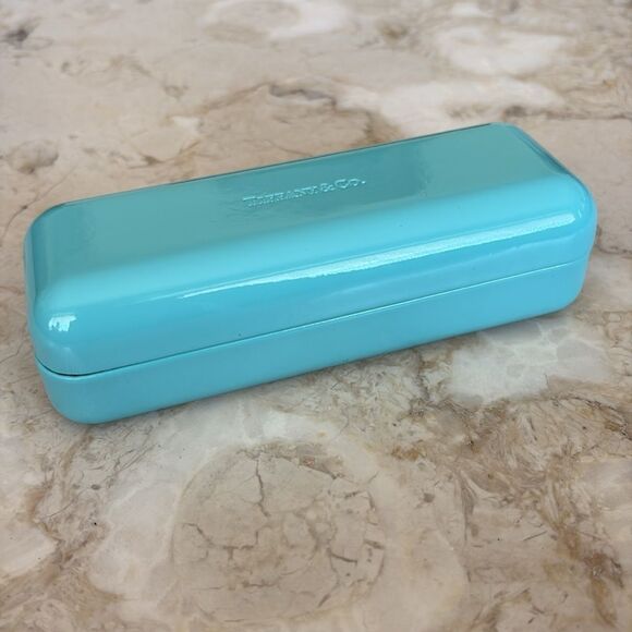 Tiffany & Co. Blue Hardshell Glasses Case Authentic - Picture 4 of 7